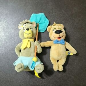 Hanna Barbera Yogi Bears Boo Boo and Cindy Bear plush